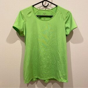 Patagonia Shirt Capilene‎ Silkweight Stretch 1 Women’s Large Green Neon UPF 50+